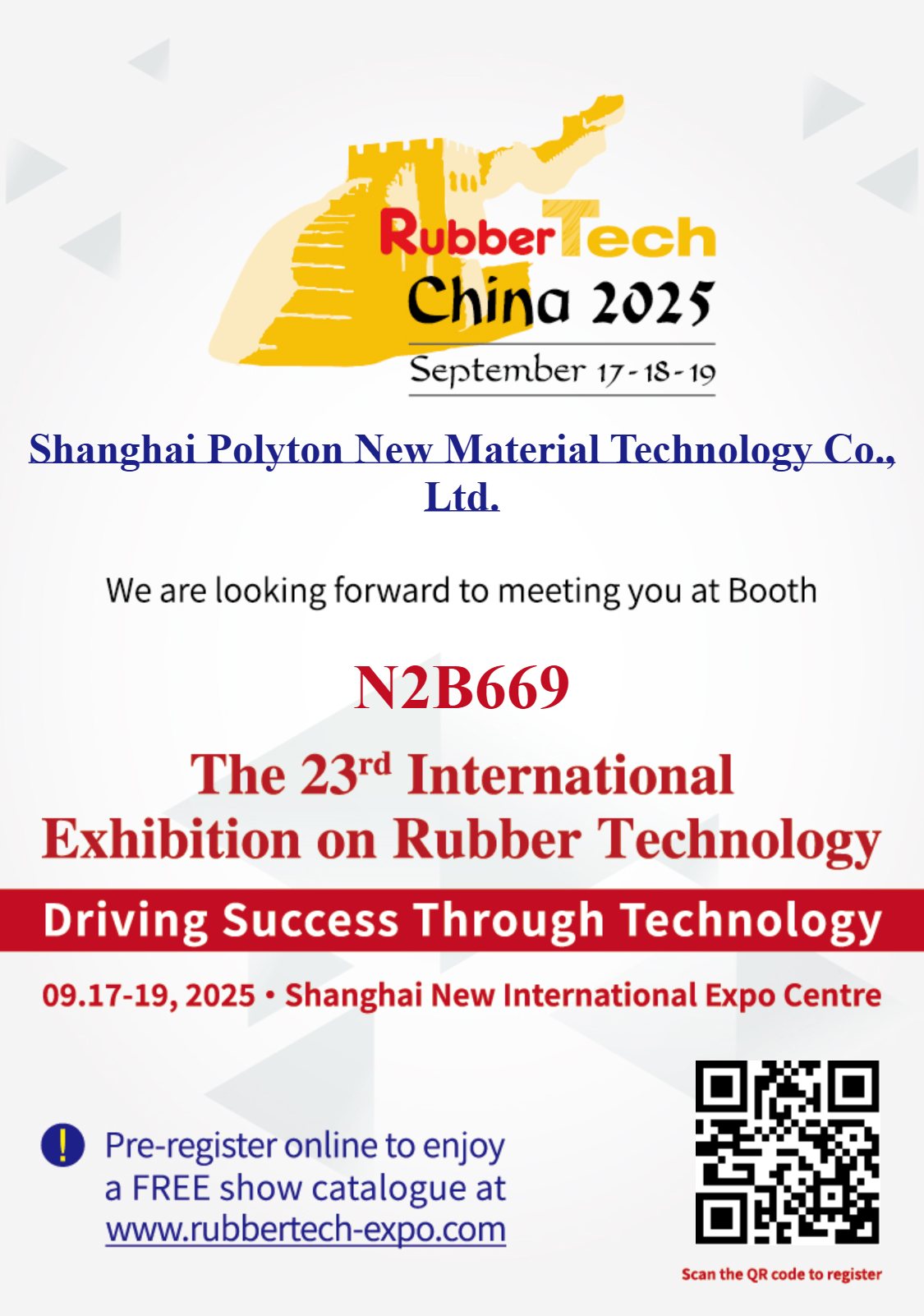 Polyton participates in RubberTech China 2025